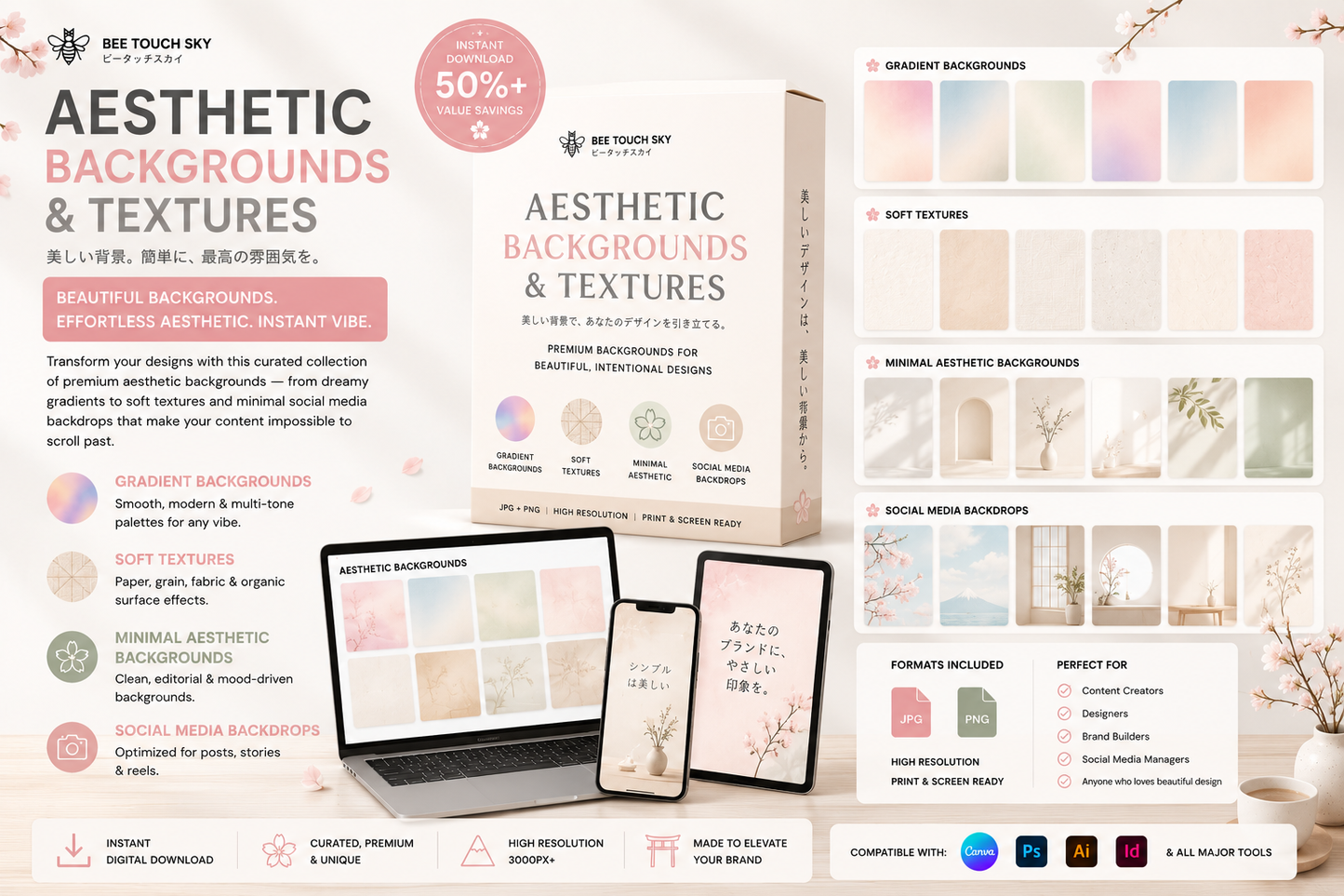 Aesthetic Backgrounds Pack