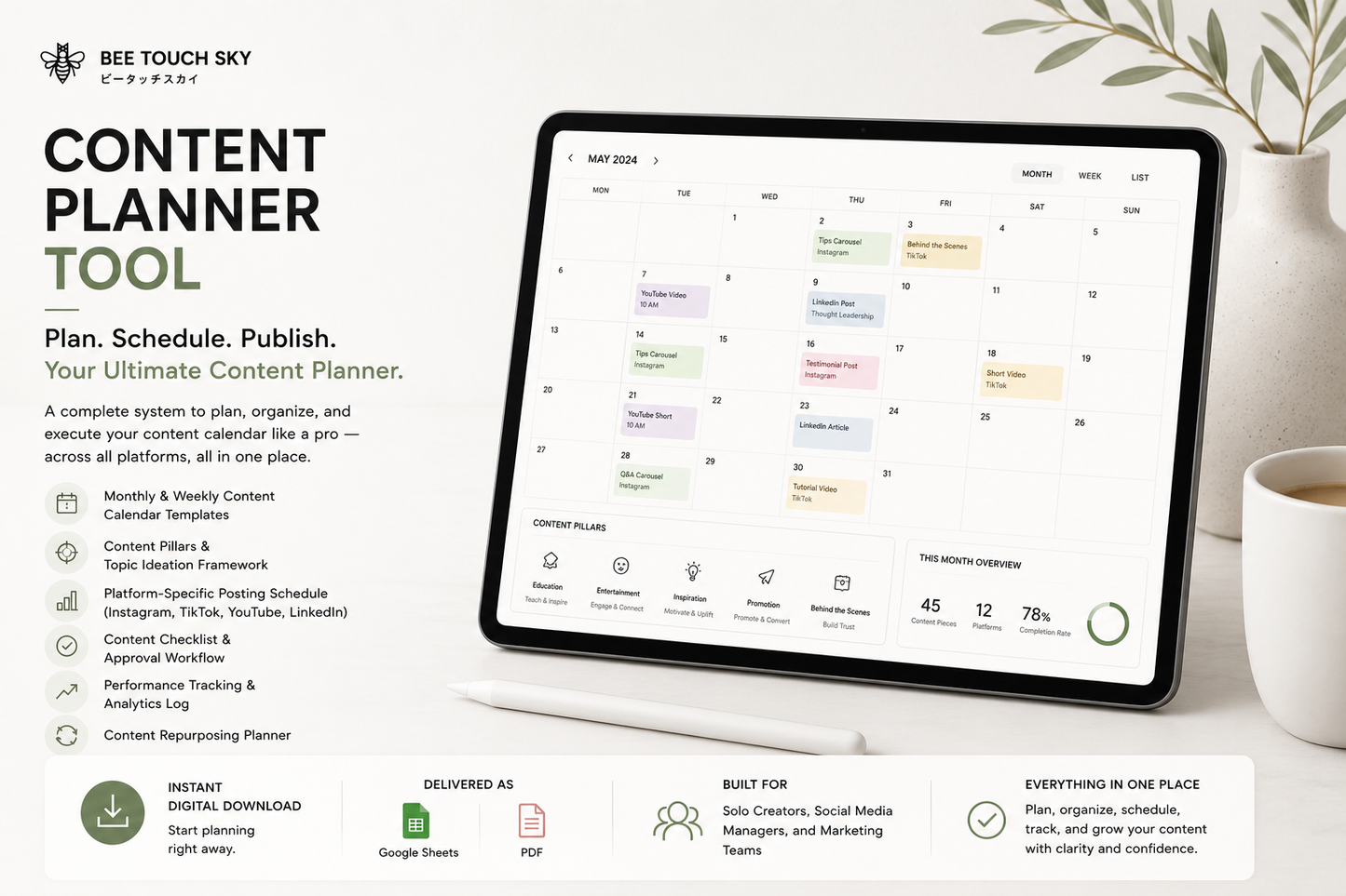 Content Planner Tool