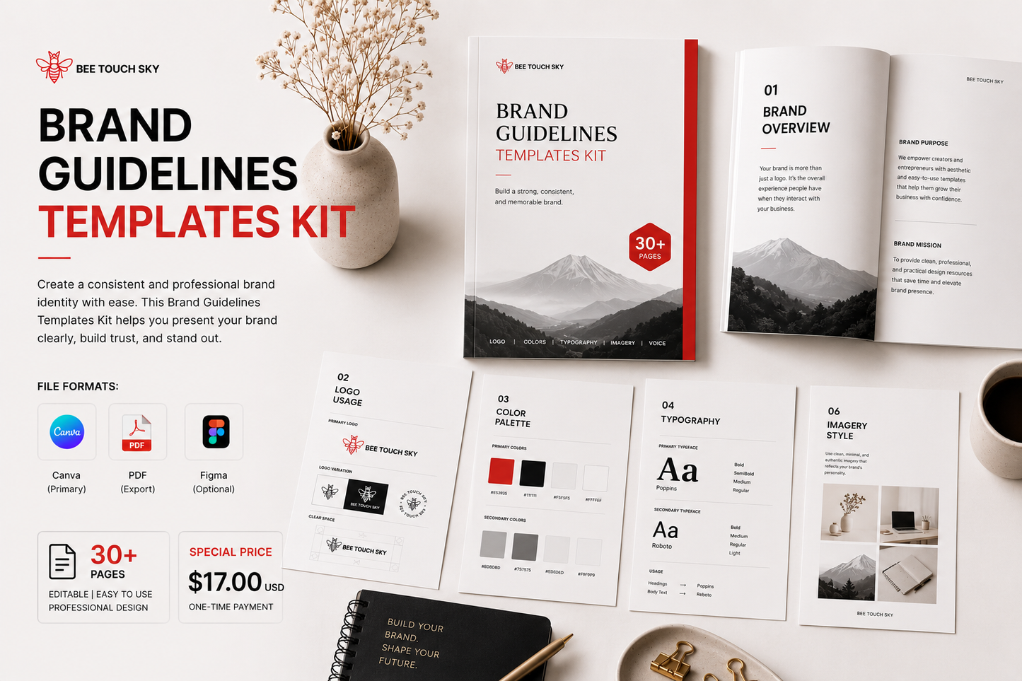 Brand Guidelines Templates Kit